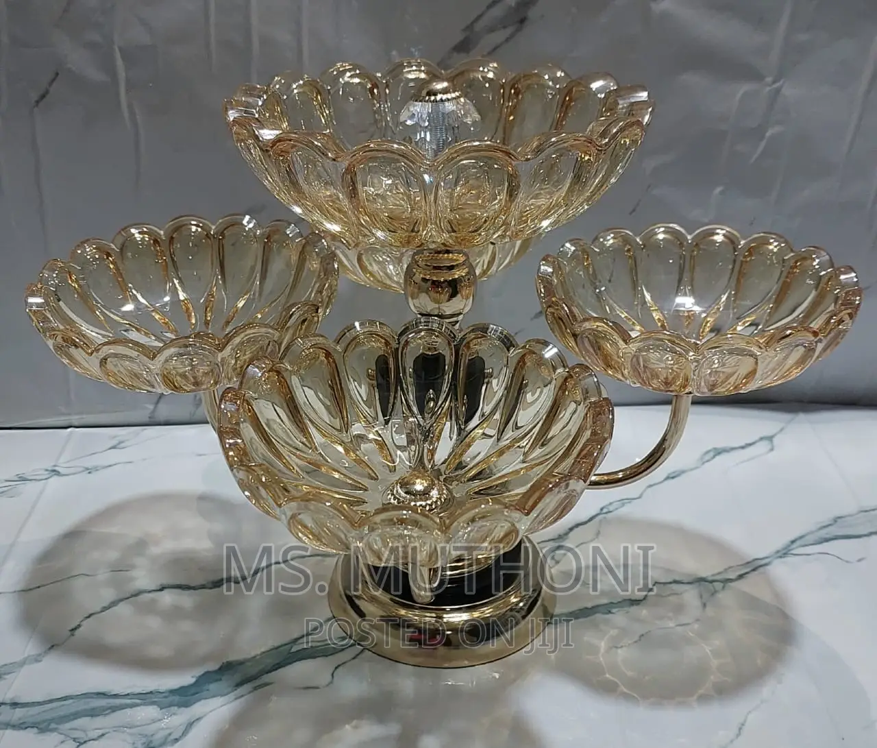 Very High Quality 5 ARM Elegant Rotating Display Bowls