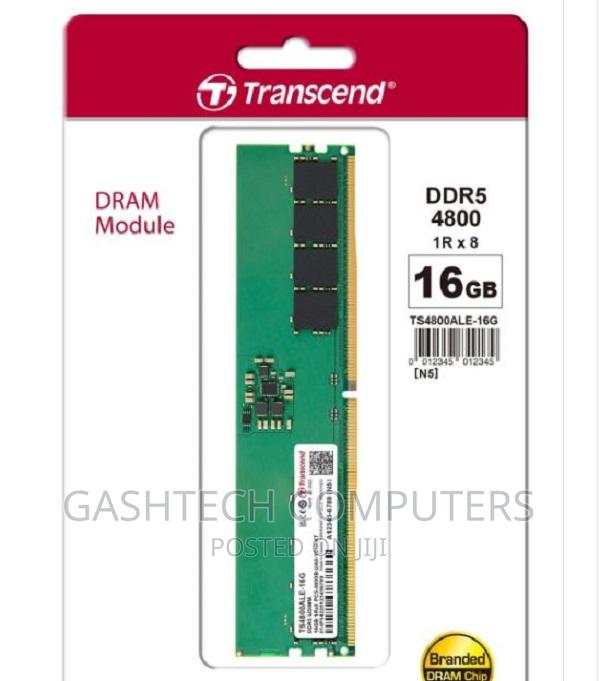 Transcend - 16GB RAM DDR5 Desktops 4800mhz