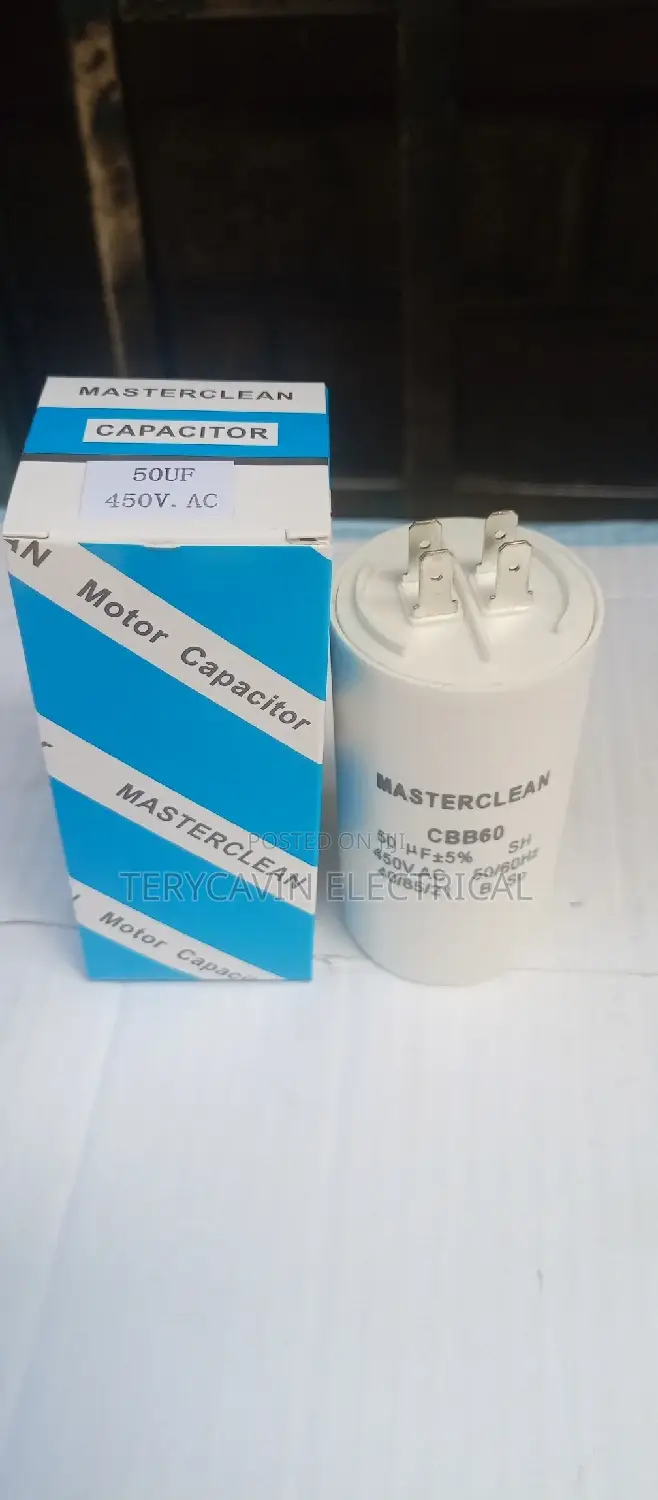 50 UF 450V Capacitor