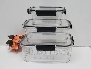 Transparent Airtight Pantry Boxes*