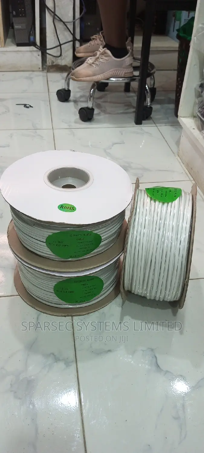 Security Alarm Cable 8-Core 100m White
