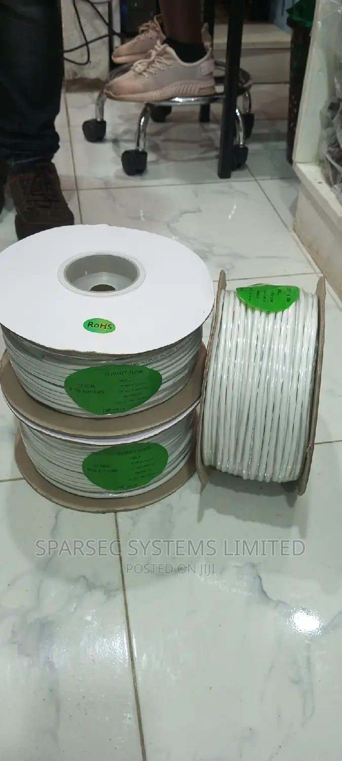 Security Alarm Cable 8-Core 100m White