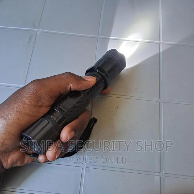 1101 Type Flashlight Plus Torch Rechargeable Metallic LED - thumbnail 4