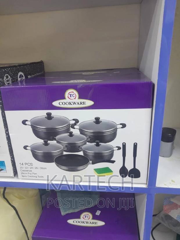14 PCS Heavy Duty TC Cookware Set - main view