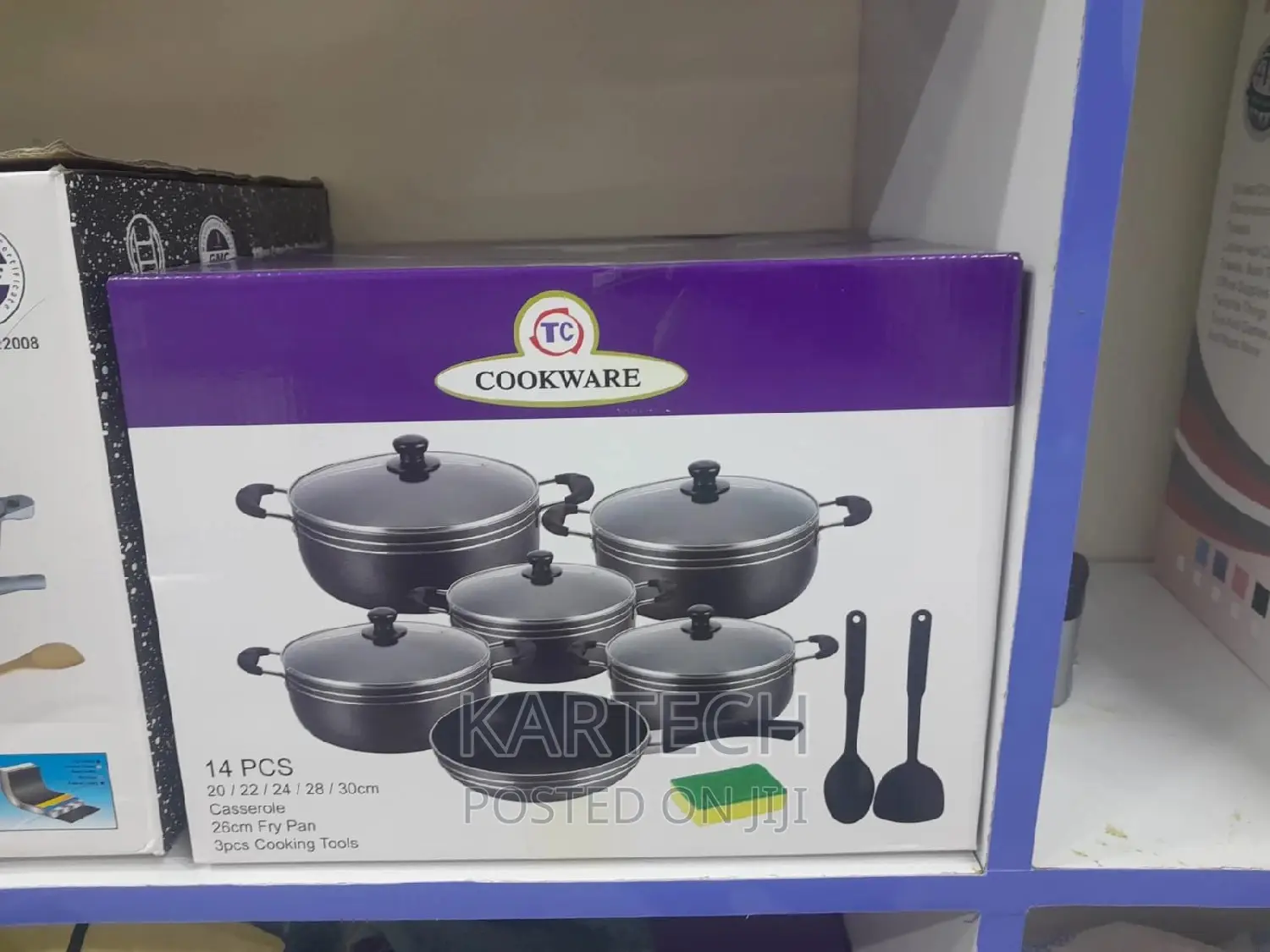 Heavy Duty 14 PCS TC Non-Stick Cookware Set