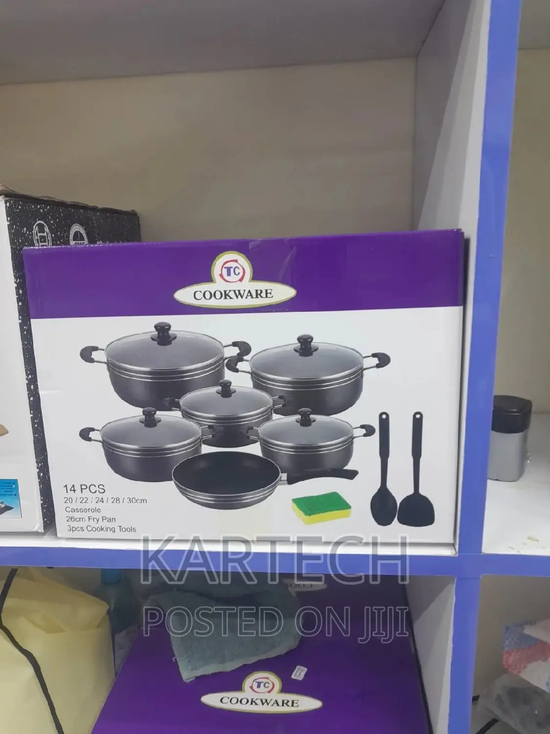 Heavy Duty 14 Pieces TC Non-Stick Cookware Set
