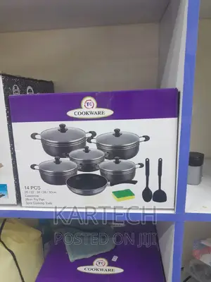 Heavy Duty 14 Pieces TC Non-Stick Cookware Set