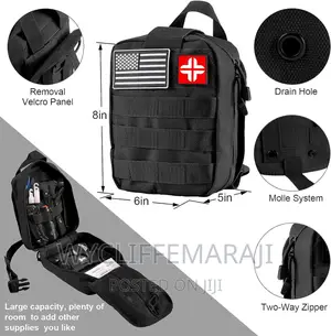 142pcs Camping Survival Kit and First Aid Kit