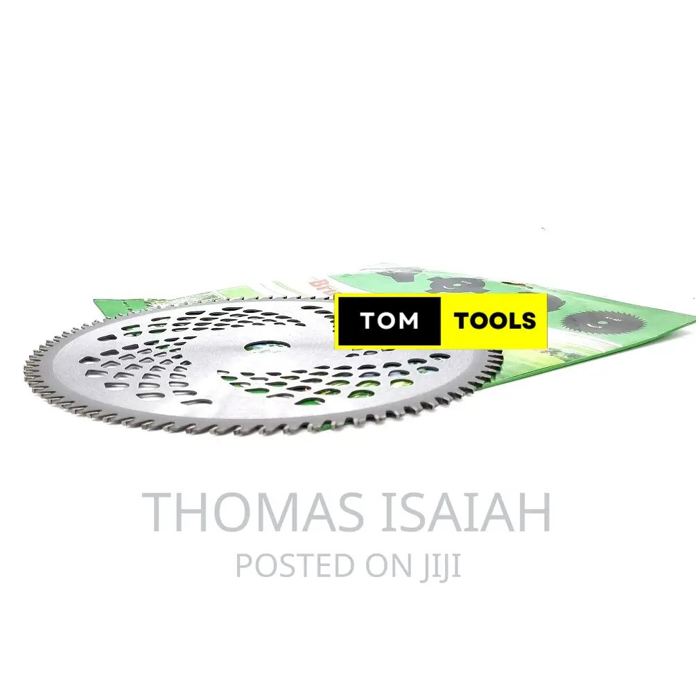 10 INCH 80T Brush Cutter Blade, Carbide Tips, Stainless Stee