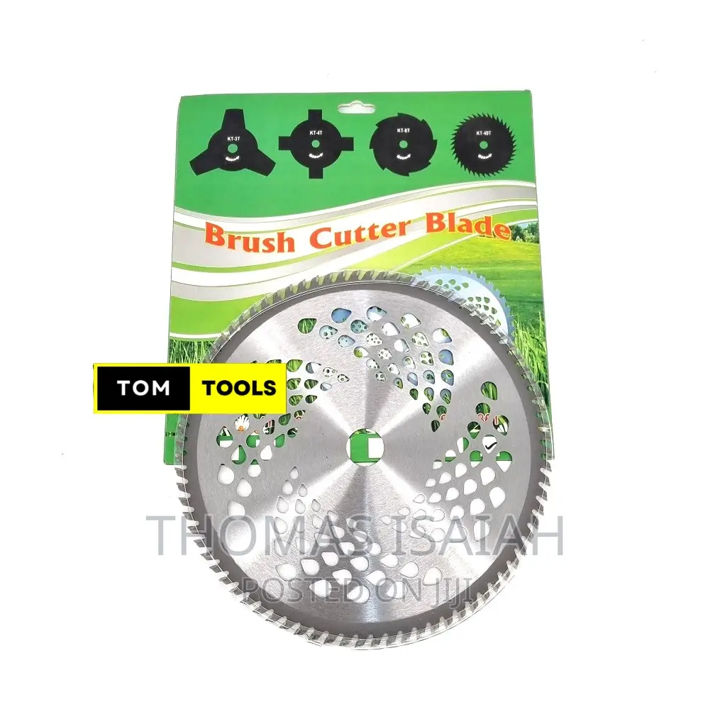 10 INCH 80T Brush Cutter Blade, Carbide Tips, Stainless Stee