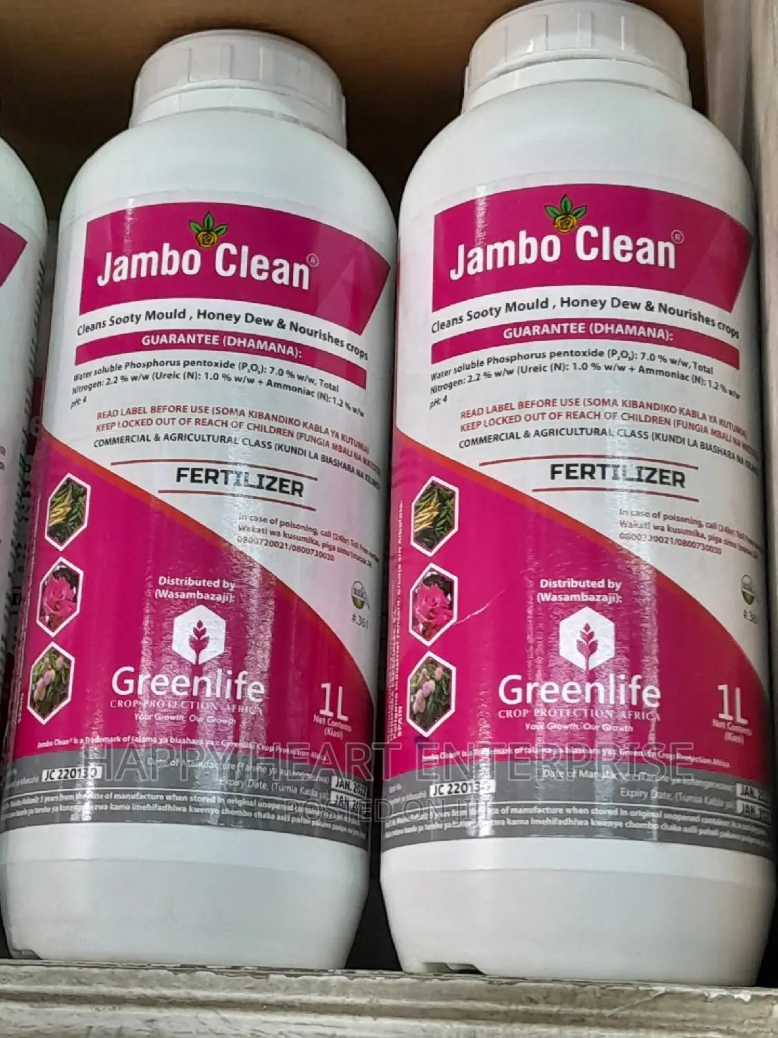Jambo Clean 1litre Cleans Sooty and Honey Dew