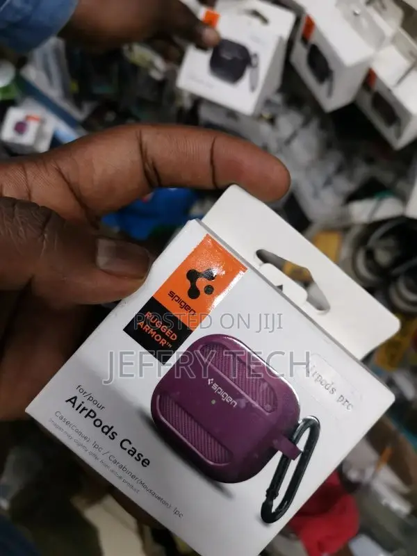 Spigen Rugged Armor Case for Airpods Pro Purple