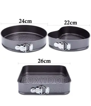 3pcs Cake Moulds/Baking Tins