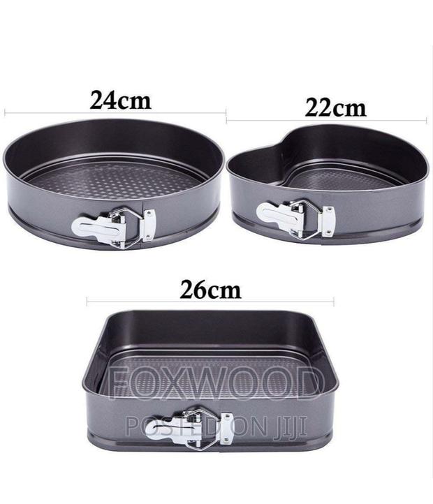 3pcs Cake Moulds/Baking Tins - thumbnail 5