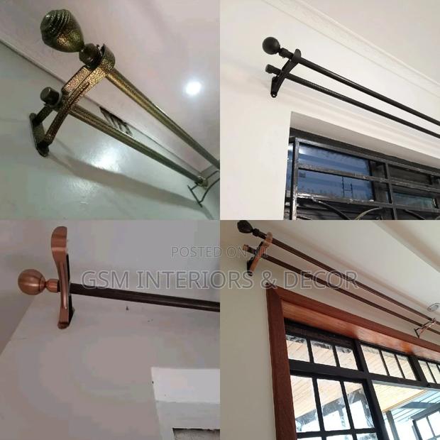 Jua Kali Rods Local Rods Powdered Curtain Rods Curtain Rods