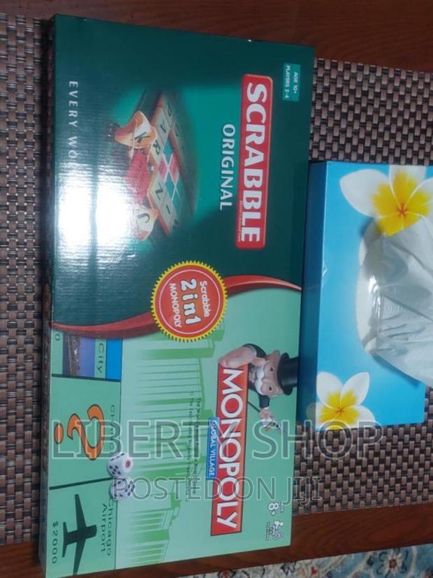 Scrabble and Monopoly 2 in 1 Scrabble and Monopoly Game