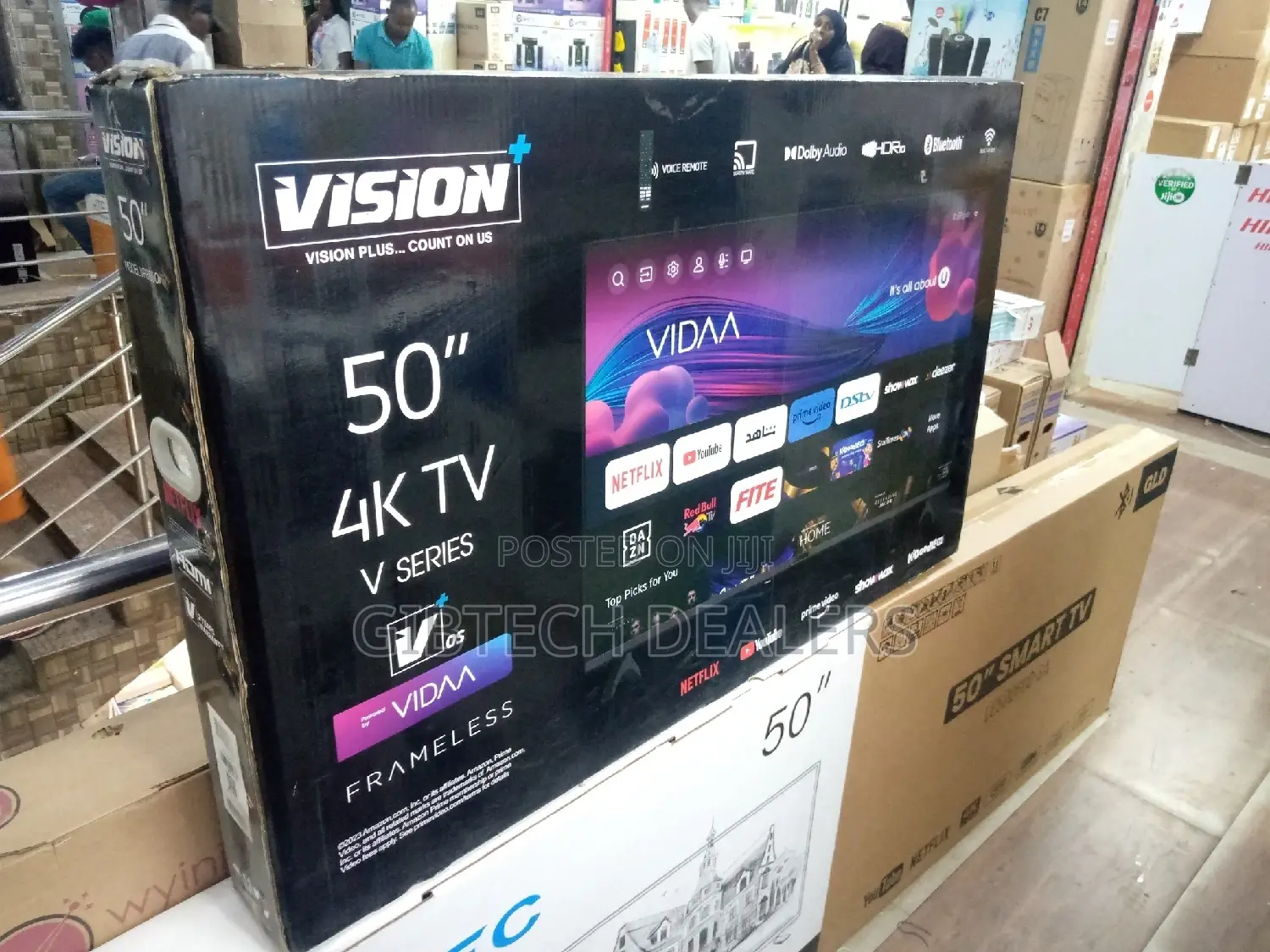 Vision Plus VP8850KV - 50′′ Frameless V+ OS Smart TV