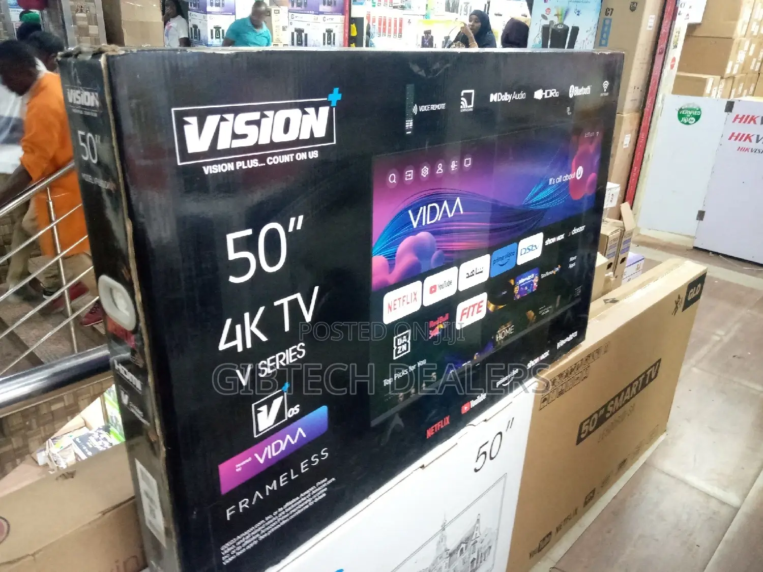 Vision Plus VP8850KV - 50′′ Frameless V+ OS Smart TV