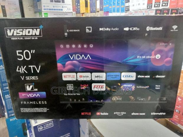 Vision Plus 50′′ Frameless V+ OS Smart TV - thumbnail 2