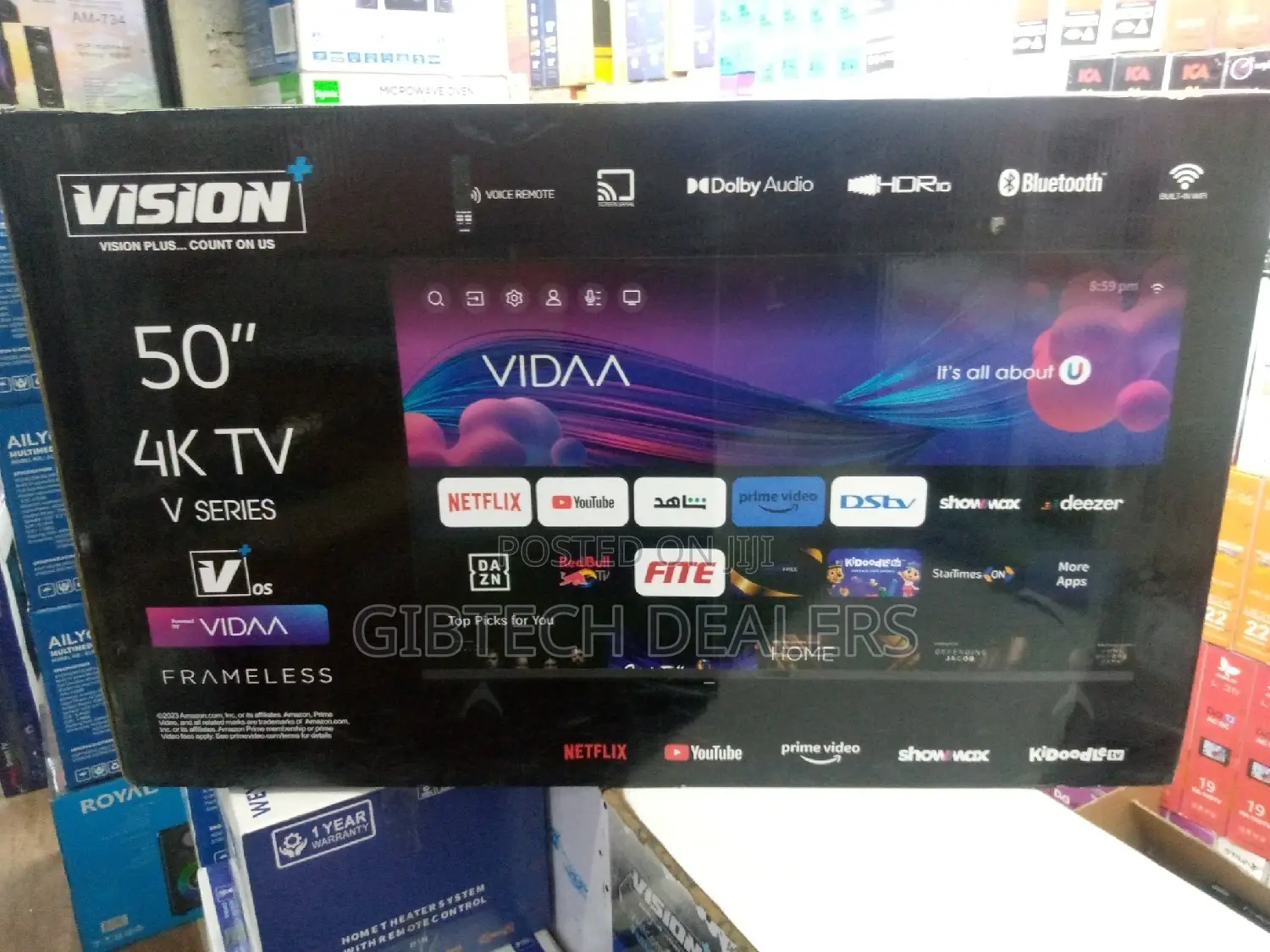Vision Plus VP8850KV - 50′′ V+ OS Smart TV