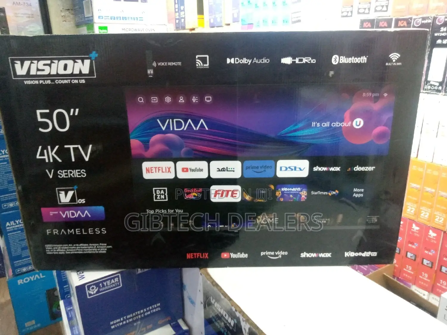 Vision Plus VP8850KV - 50′′ V+ OS Smart TV