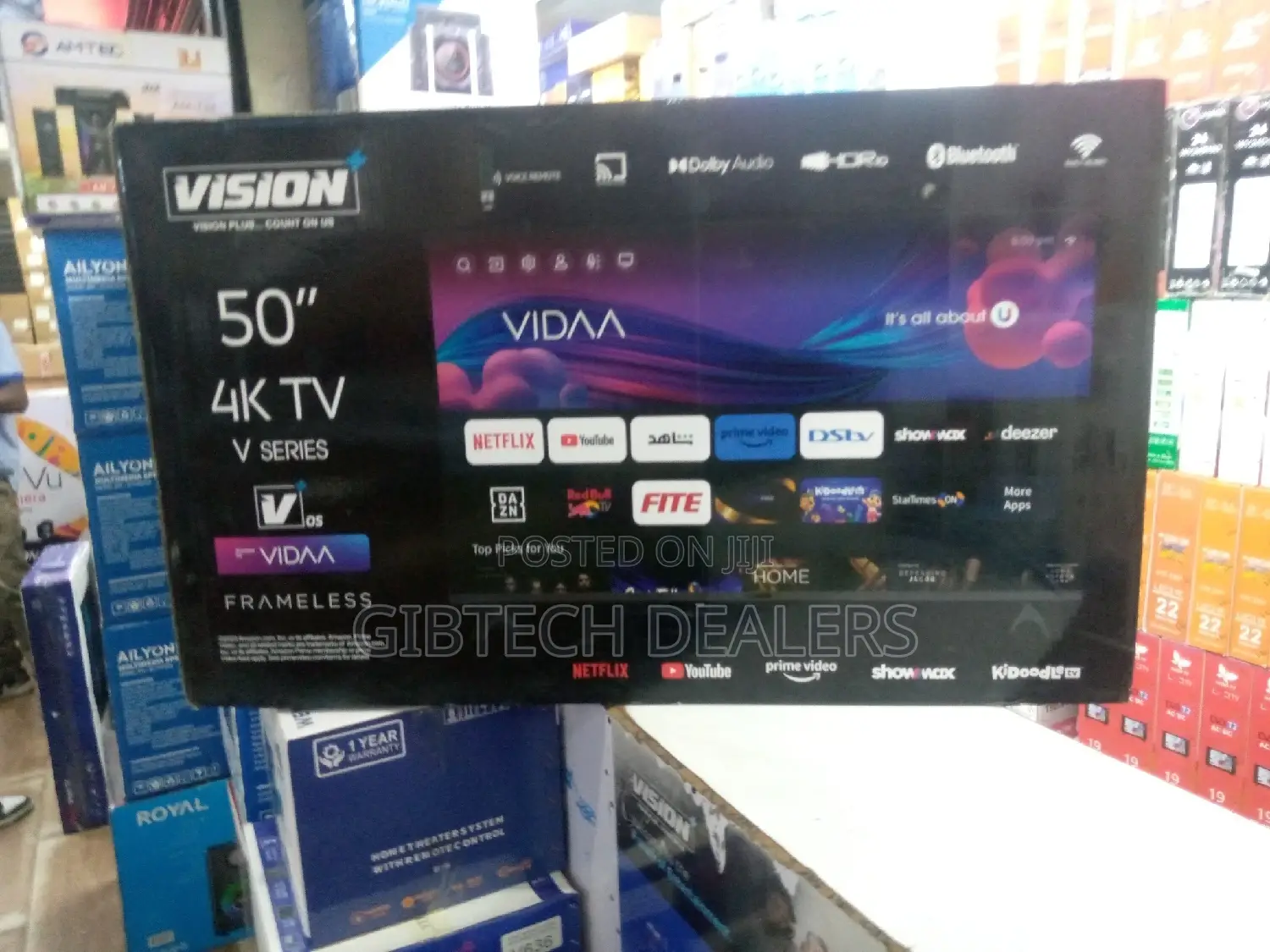 Vision 50" Inch Smart Vidaa TV