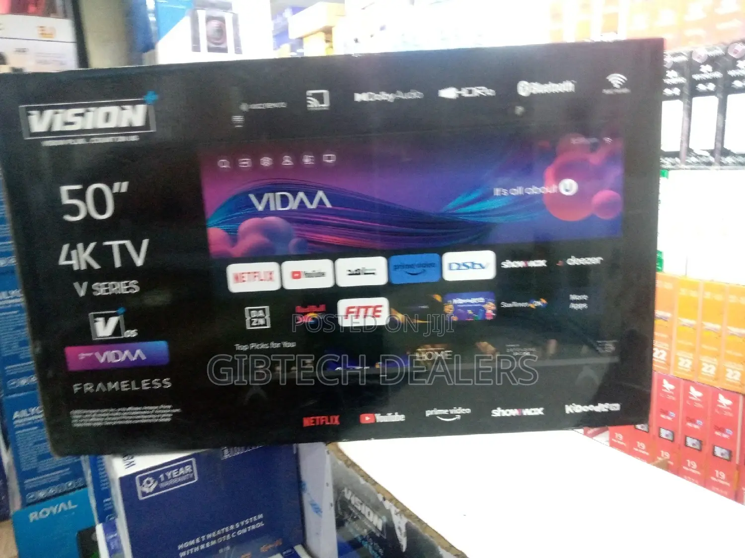 Vision 50" Inches Smart Vidaa TV
