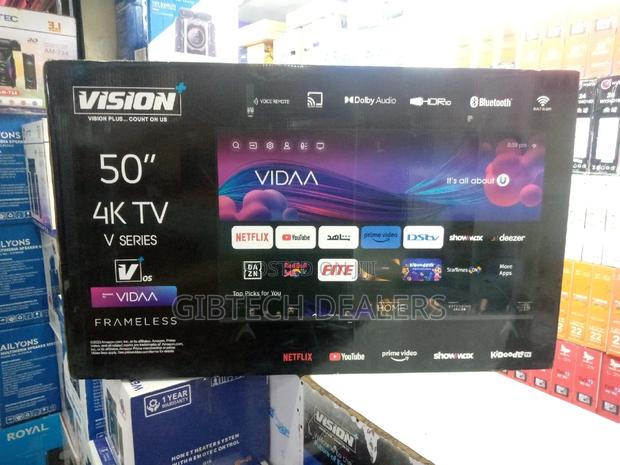 Vision 50 Inch Smart Vidaa Frameless TV
