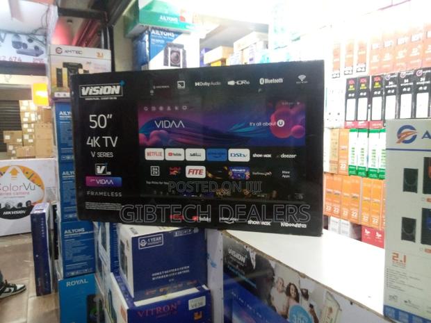 Vision 50 Inch Smart Vidaa Frameless TV - thumbnail 2
