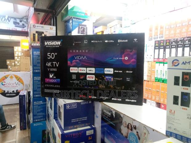 Vision 50" Smart Vidaa Frameless TV - main view