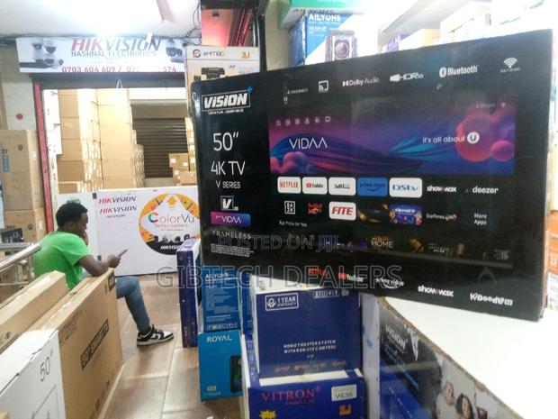 Vision 50 Inches Smart Vidaa Frameless TV - thumbnail 2