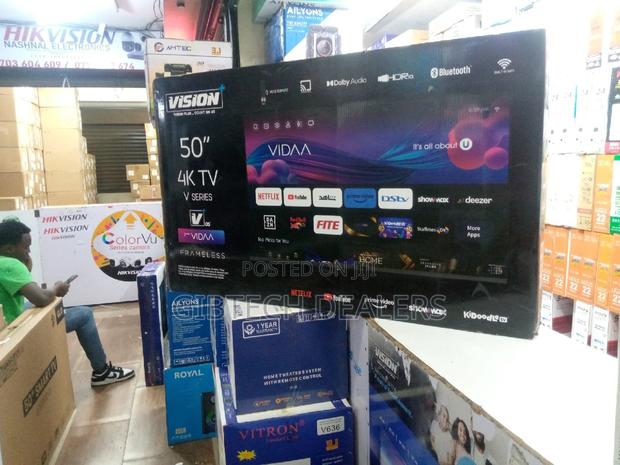 Vision 50" Inches Smart Vidaa Frameless TV
