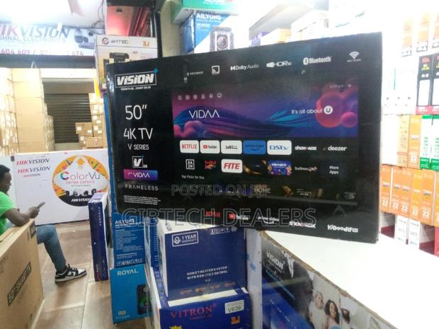 Vision 50" Inches Smart Vidaa Frameless TV - thumbnail 2