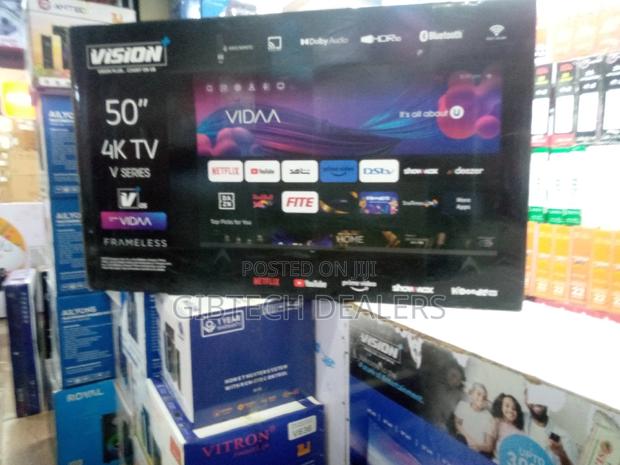 Vision 50 Inches Frameless Smart Vidaa TV - thumbnail 2