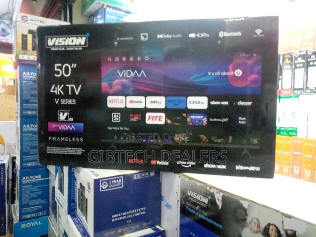 Vision 50" Inch Frameless Smart Vidaa TV