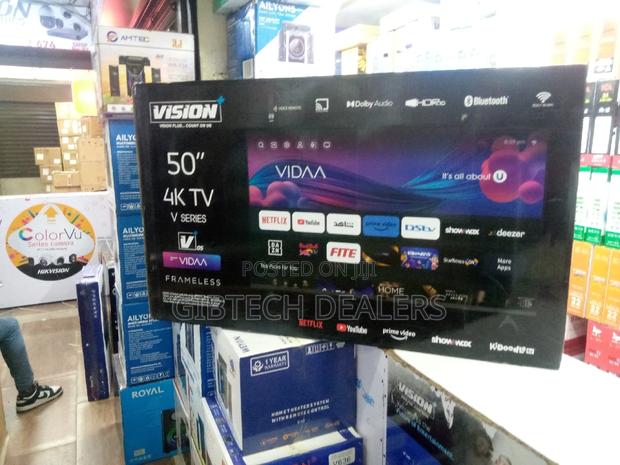 Vision 50" Inch Frameless Smart TV