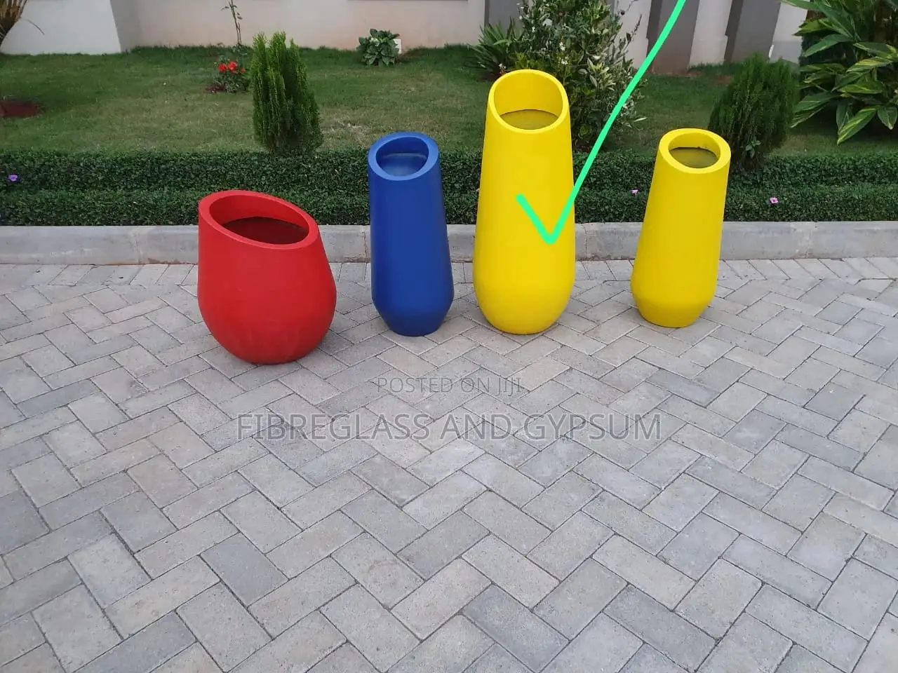 Top Slide(Large) Fibreglass Flower Pots