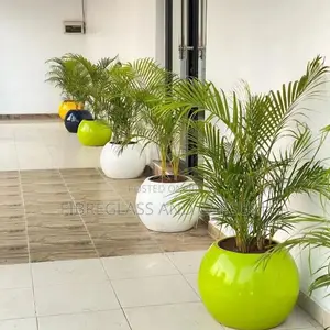 Fibre Flower Pot (Ball 46)