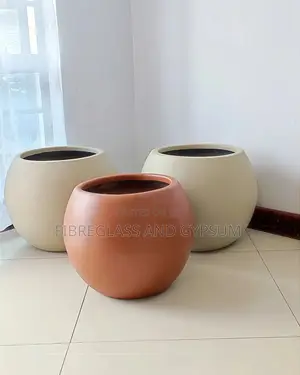 Fibre Flower Pot (Ball 46)