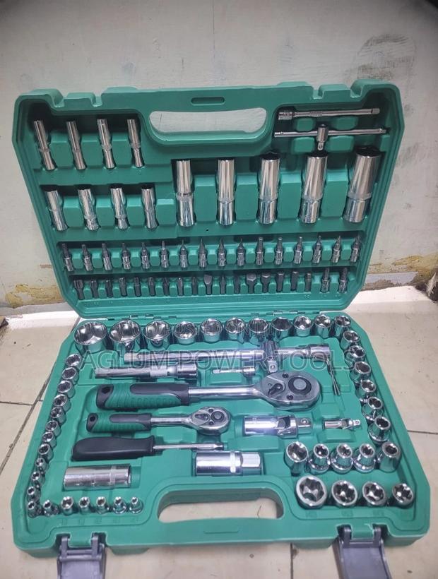 Stainless Steel Mechanical Wrench Tool Set 82 Pieces