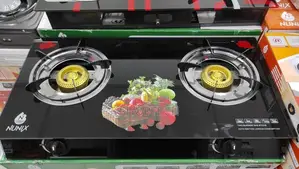 Nunix 2 Burner Glass Top Cooker
