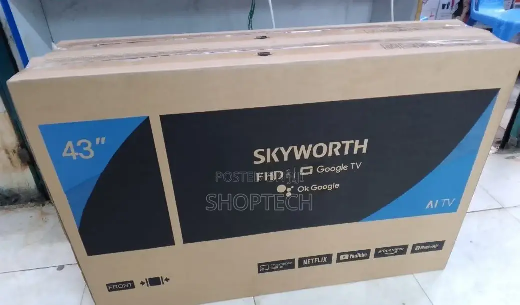 Tv 43inch Smart Skyworth Android Tv GOOGLE Tv