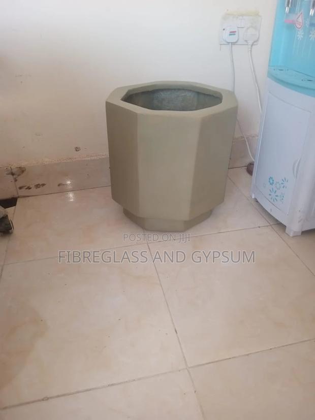 Fibre Flower Pot (Octagon Fibre Pot) - thumbnail 2