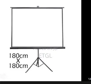 .Techcom Tc-TPS-2180 Tripod Projector Screen 180 X 180