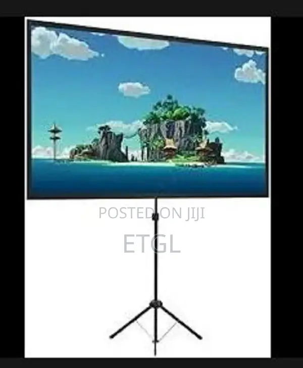 .Techcom Tc-TPS-2200 Tripod Projector Screen 200 X 200