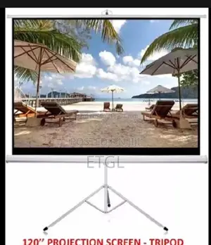 .Techcom Tc-TPS-2200 Tripod Projector Screen 200 X 200