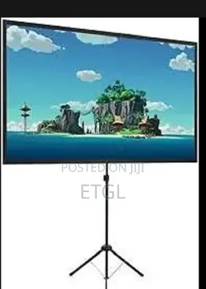 .Techcom Tc-TPS-2400 Tripod Projector Screen 240 X 240