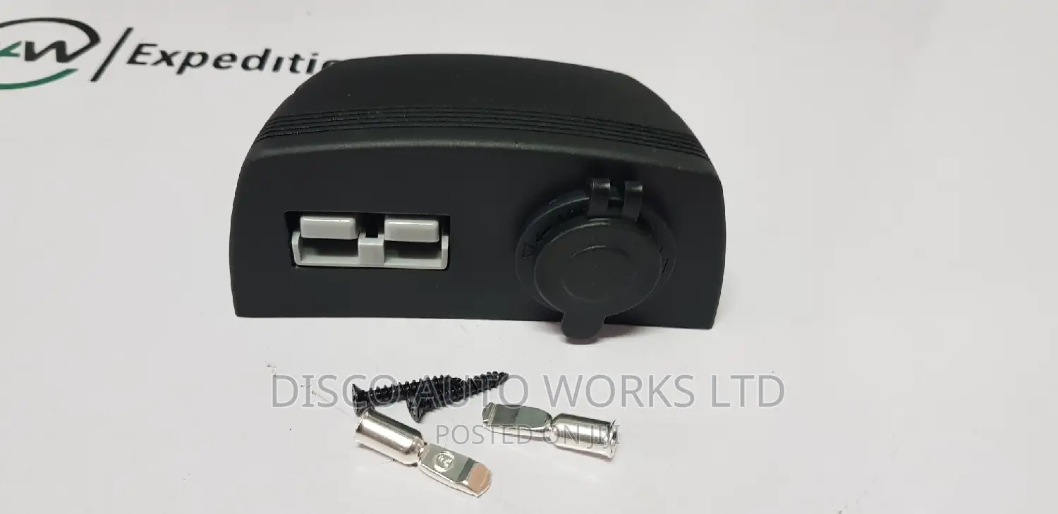 Anderson Plug and Dual Usb Panel Mount