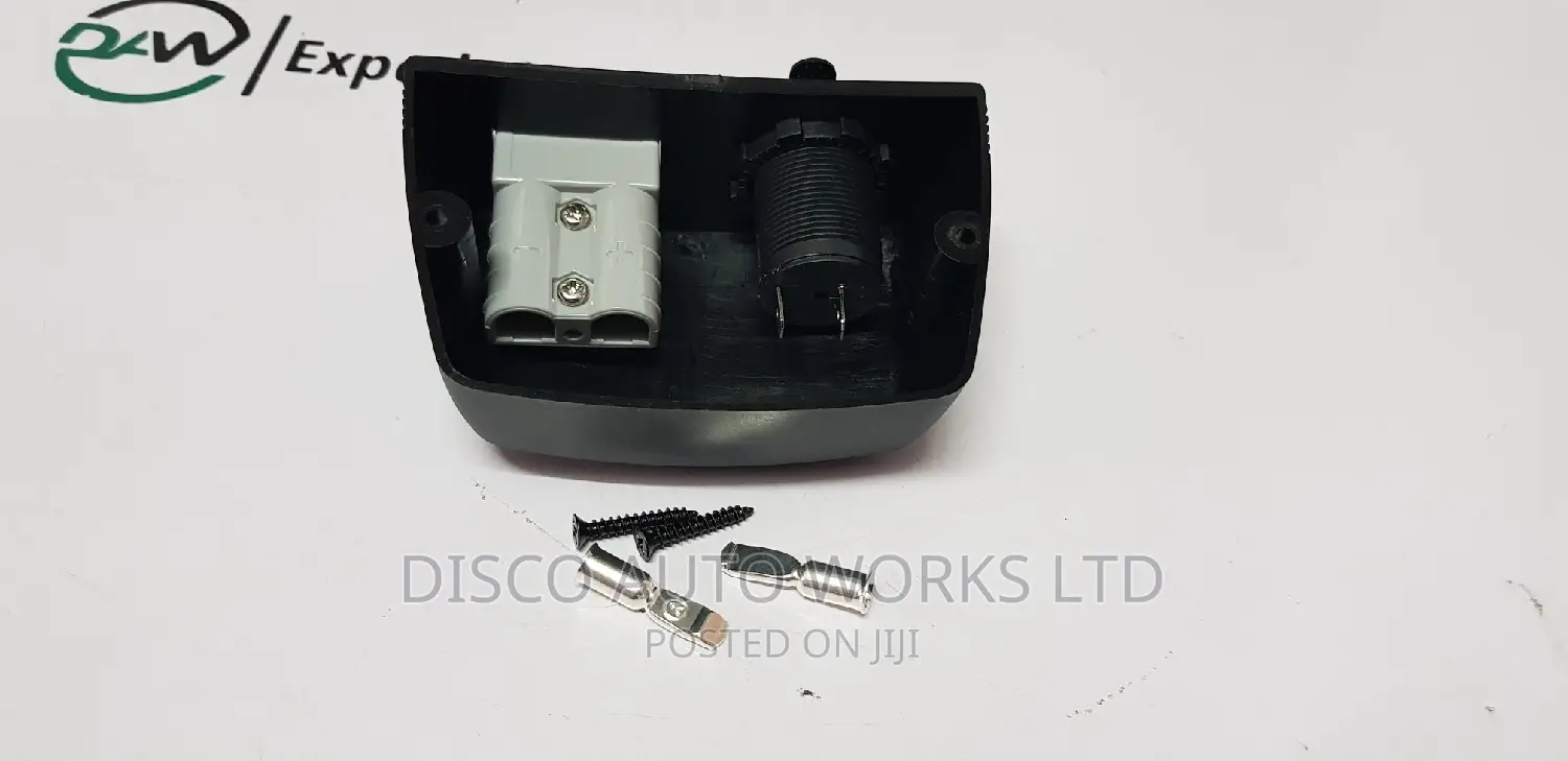 Anderson Plug and Dual Usb Panel Mount