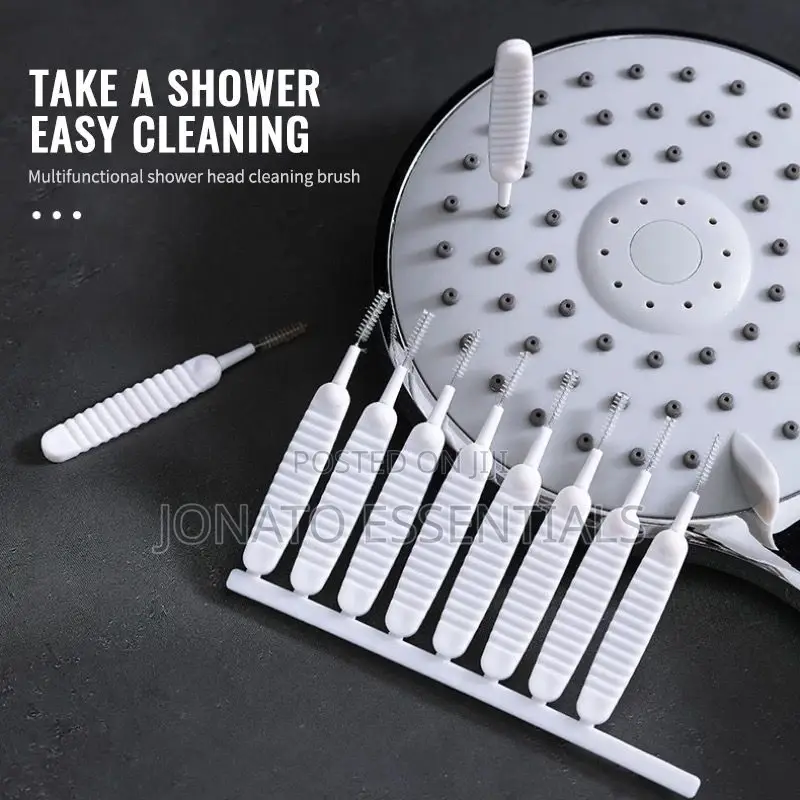 Multifunctional Shower Head Cleaning Brush Set, 10 PCS